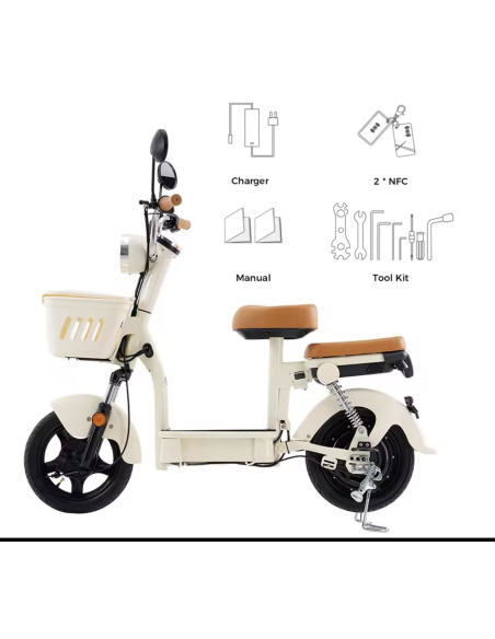 scooter électrique 2 roues CHOPPY 2 places