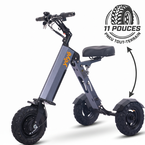 MATE 6 trottinette électrique 3 roues 11 pouces 400 watts...