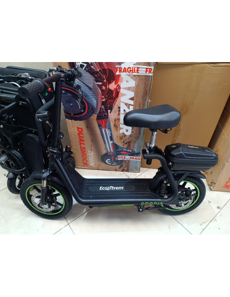 Draisienne électrique COGGIA avec panier 500 watts pliable