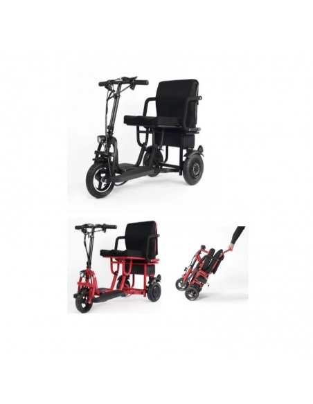 YEYE Cross trottinette électrique 3 roues PMR stable tout terrain