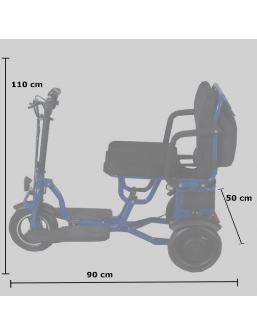 YEYE Cross trottinette électrique 3 roues PMR...