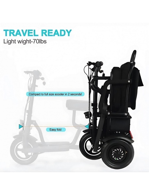YEYE Cross trottinette électrique 3 roues PMR...