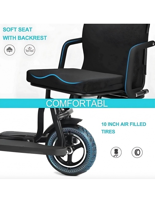 YEYE Cross trottinette électrique 3 roues PMR...