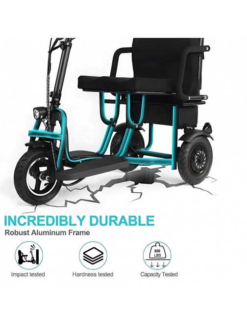YEYE Cross trottinette électrique 3 roues PMR...