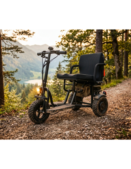 YEYE Cross trottinette électrique 3 roues PMR stable tout terrain