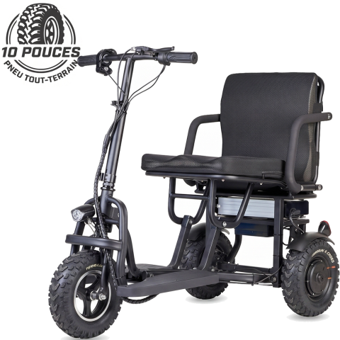 BOLA trottinette électrique 3 roues PMR stable avec...
