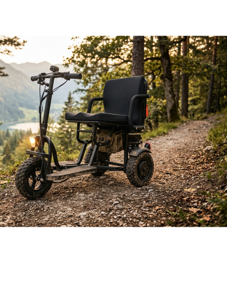 BOLA trottinette électrique 3 roues PMR stable avec guidon haut